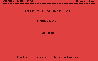 Screenshot for Roman Numerals