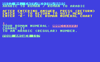 Screenshot for Roman Numerals