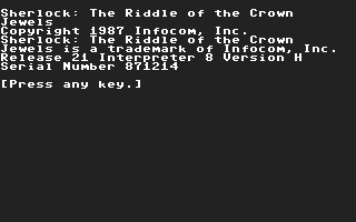 Screenshot for Sherlock - The Riddle of the Crown Jewels