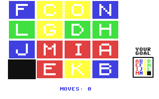 Screenshot for Sliding Tiles