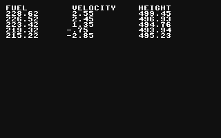 Screenshot for Space Landing Simulation
