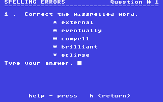 Screenshot for Spelling Errors 8