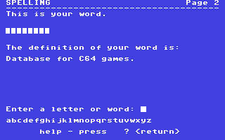Screenshot for Spelling