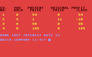 Screenshot for Stock Exchange