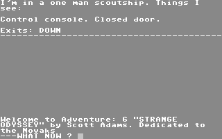 Screenshot for Strange Odyssey