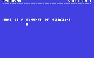 Screenshot for Synonyms