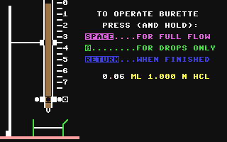 Screenshot for Titration