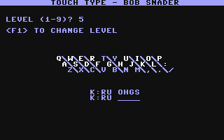 Screenshot for Touch Type