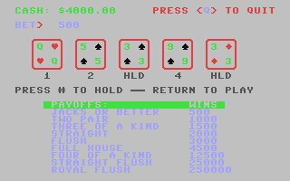 Screenshot for Vidiot Poker