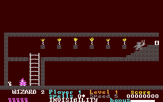 Screenshot for Wizard II - The Escape from Wuehlfred's Castle