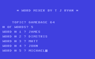 Screenshot for Word Mixer