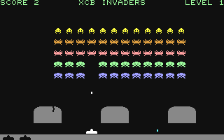 Screenshot for XCB Invaders